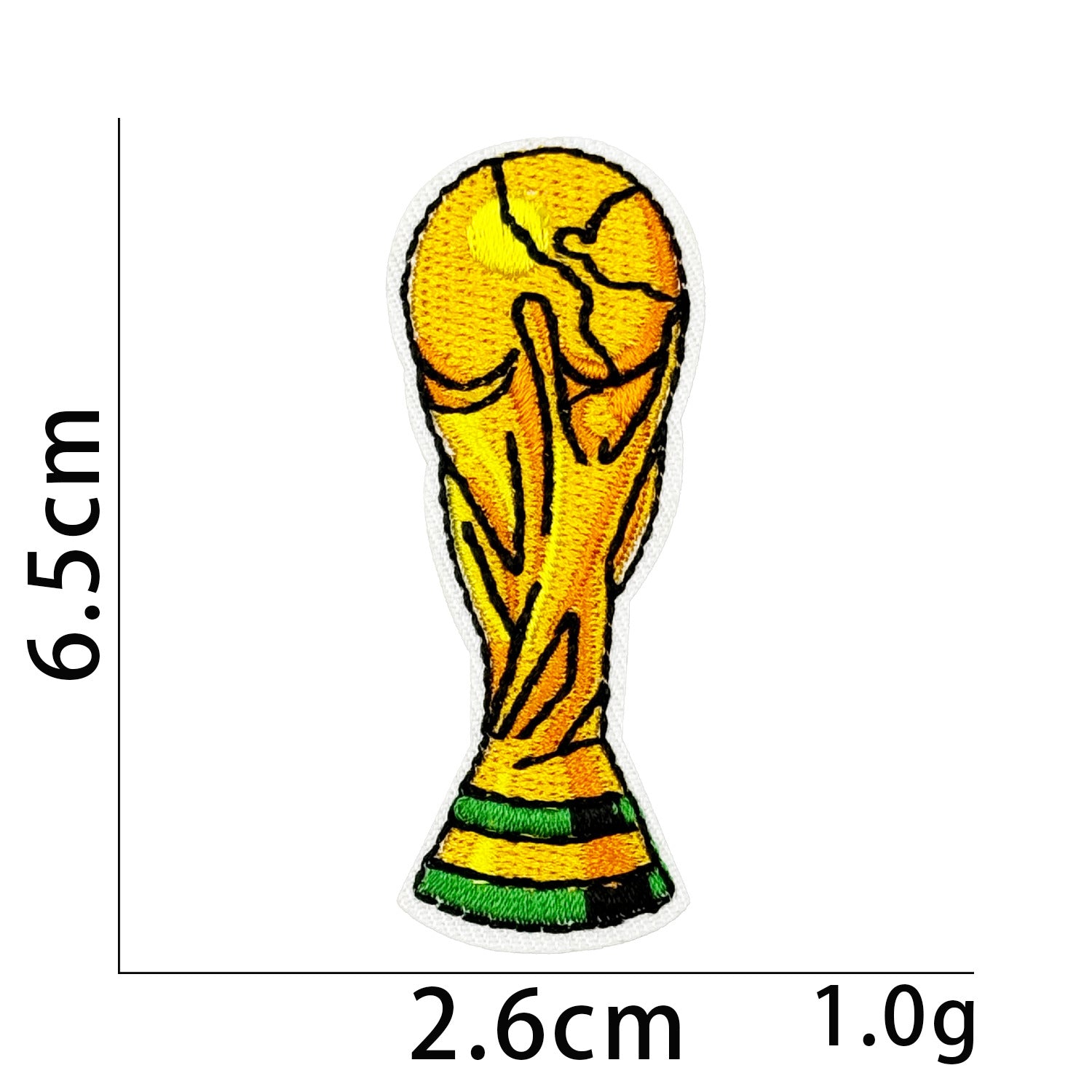 Wholesale 10pcs Sports Football  embroidered patch